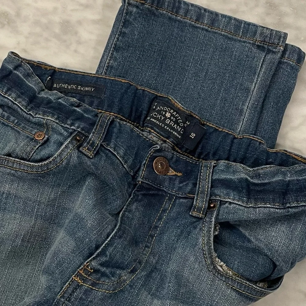 Lucky Brand Boys Jeans Authentic Skinny Size 16